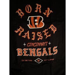 Size 3XL • Born X Raised x Bengals x NFL • Short Sleeve • Cross-Posted • Firm